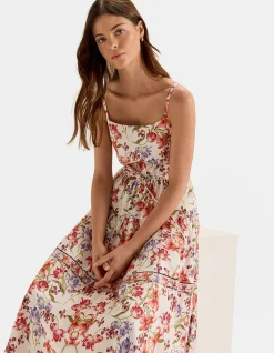 TROPICS MIDI SCARF DRESS