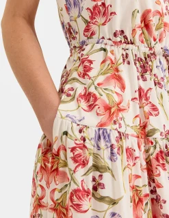 TROPICS MIDI SCARF DRESS