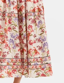 TROPICS MIDI SCARF DRESS