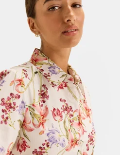 TROPICS MINI SHIRT DRESS