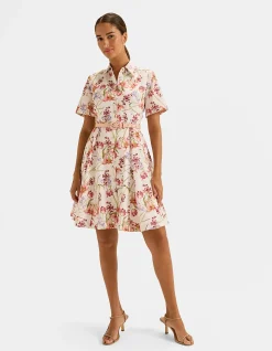 TROPICS MINI SHIRT DRESS
