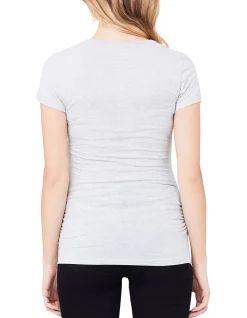 Tube T-Shirt Short Sleeve Black