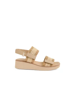Tucker Woven Platform Strap Sandals