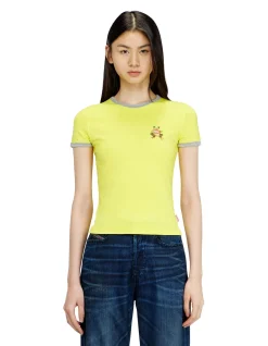 T-UNCUTIES CONTRAST TRIM SS TSHIRT