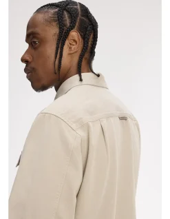 TWILL ZIP THROUGH OVERSHIRT