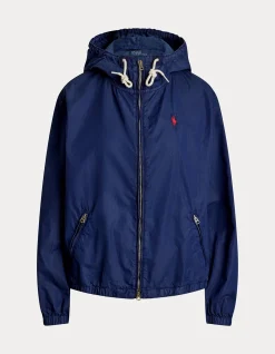 TWILL HOODED JACKET