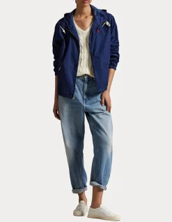 TWILL HOODED JACKET