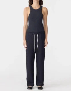 Twill minimal pant