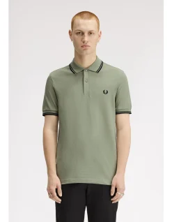 TWIN TIPPED FRED PERRY POLO