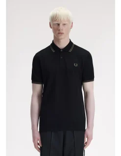 TWIN TIPPED FRED PERRY POLO