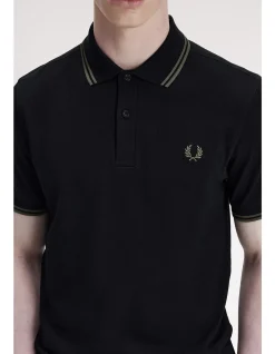 TWIN TIPPED FRED PERRY POLO