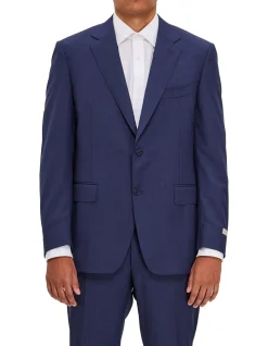 TWO BUTTON CHECK DROP 6 SUIT SET