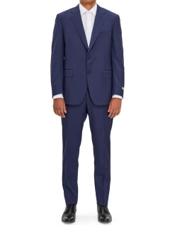 TWO BUTTON CHECK DROP 6 SUIT SET