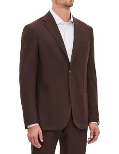 TWO BUTTION WOOL SUPER 160S FLANNEL SUIT JACKET