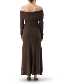 TYLA OFF SHOULDER KNIT DRESS