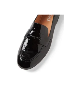 Ulacka Patent Leather Tassel Detail Loafers