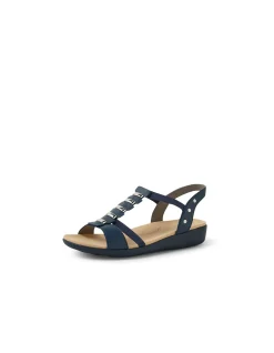 ULOVER W ZR NAVY NAVY SOLE LEATHER ELASTIC