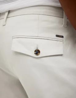 Ultra Slim Cotton-Tencel Chino