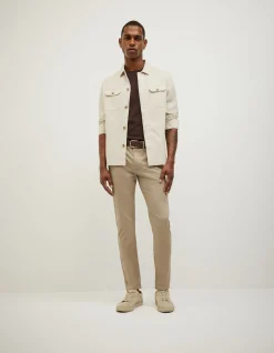 Ultra Slim Cotton-Tencel Chino