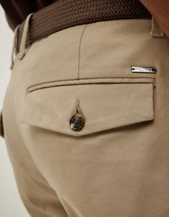 Ultra Slim Cotton-Tencel Chino
