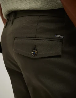Ultra Slim Cotton-Tencel Chino
