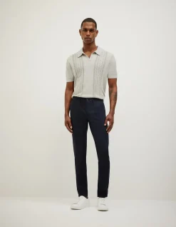 Ultra Slim Cotton-Tencel Chino