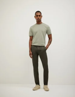 Ultra Slim Cotton-Tencel Chino