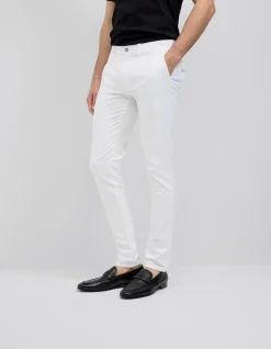 Ultra Slim Cotton-Tencel Chino
