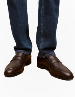 Umber Saddle Loafer
