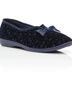 Valarie 2 Printed Scuff Navy