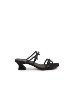 Valencia Jewelled Bow Strap Heeled Sandals