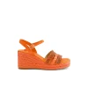 Vallio Jewelled Woven Wedge Sandals