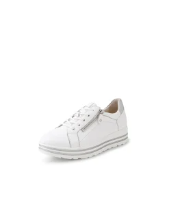 Vamra XF White Silver Leather Sneakers