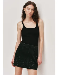 Vanaia Denim Mini Skirt