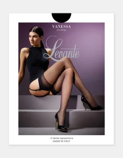 Vanessa 15 Denier Sheer Stay Up Stockings