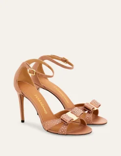 VARA BOW SANDAL WITH CRYSTALS