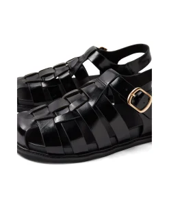 VEFRA Woven Leather Fisherman Sandals