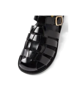 VEFRA Woven Leather Fisherman Sandals