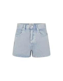 VEGETABLE DYE BERMUDA SHORT - MIST