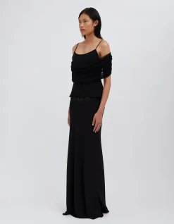 VEILED SHAWL CAMI TOP