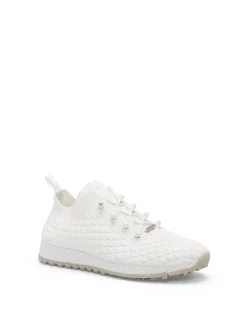 Veles Knit Sneaker with Faux Pearls
