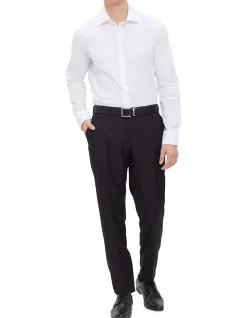 Venezia Trouser Solid 130's Black