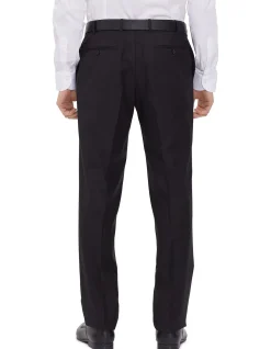Venezia Trouser Solid 130's Black