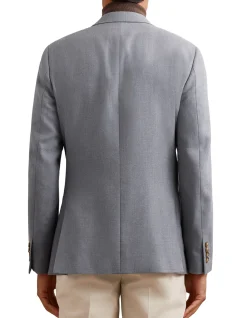 VENUS DOUBLE BREASTED PEAK TEXTURED BLAZER