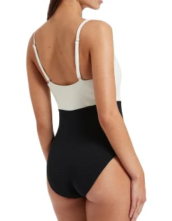 Versa Rib Minimal Tank One Piece Swimsuit
