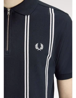 VERTICAL STRIPE POLO SHIRT