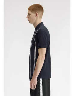 VERTICAL STRIPE POLO SHIRT
