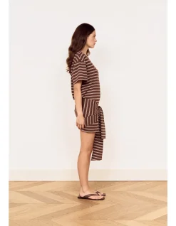 Vesper Tie Waist Mini Dress