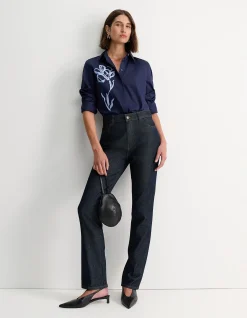 Victoria High Rise Straight Leg Jean