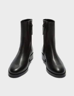 VINCENT LEATHER ANKLE BOOT